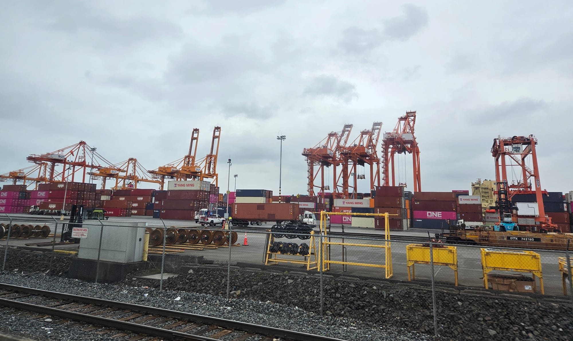 Touring the Port of Tacoma