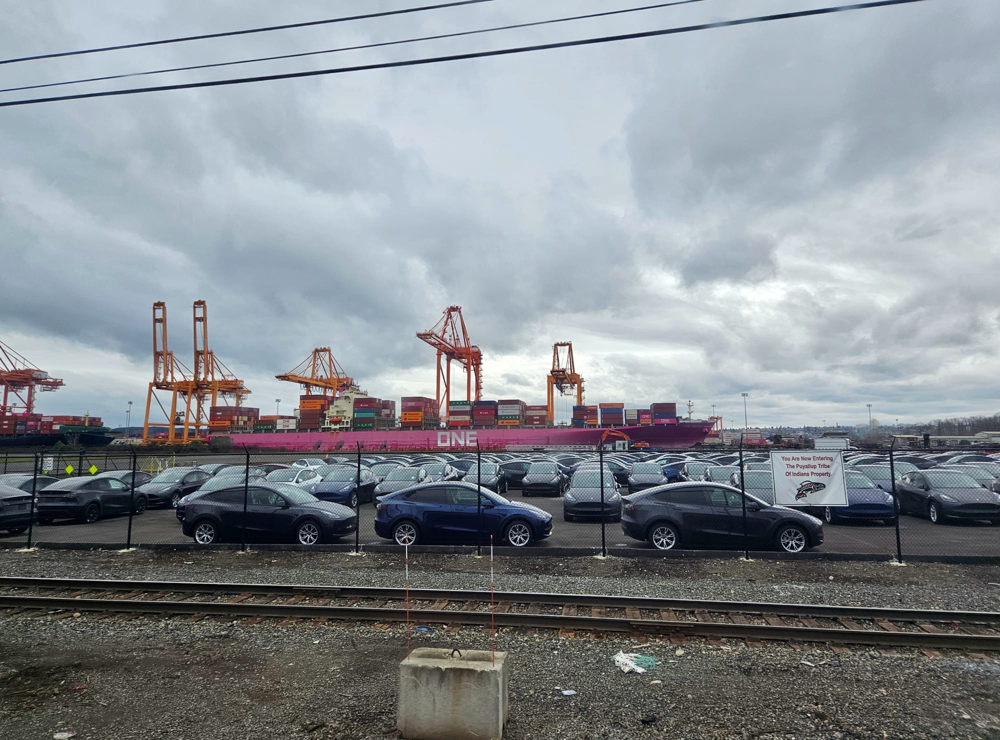 Touring the Port of Tacoma